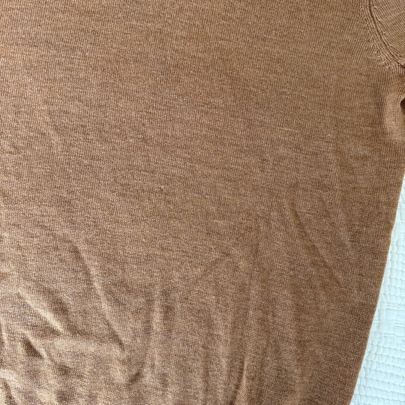 Bonobos Extra Fine Merino Wool Pullover Sweaterer V-Neck Brown Tan Men’s XS - Picture 7 of 15